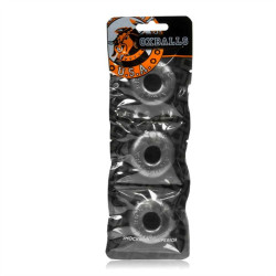 Oxballs Pack de 3 mini cockrings Oxballs Gris